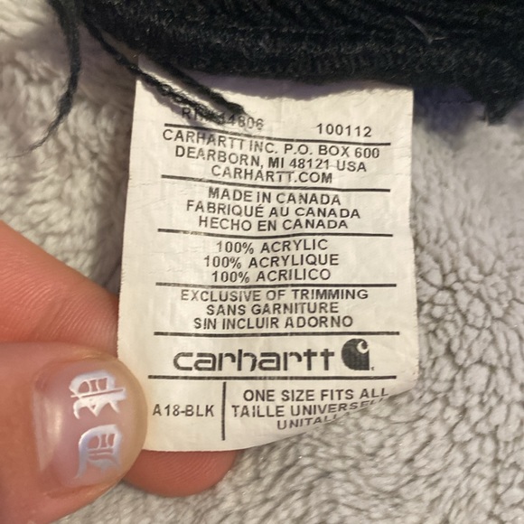 Carhartt black cuffed beanie - Picture 4 of 5